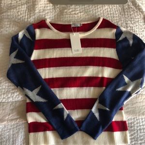 America Flag Sweater